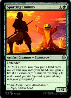 SPARRING DUMMY 197 UNCOMMON AVATAR: THE LAST AIRBENDER MAGIC: THE GATHERING LP - Image 1