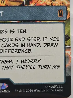 The Ten Rings (Borderless) Marvel Super Heroes, Magic the Gathering, MTG **NEW** - Image 4