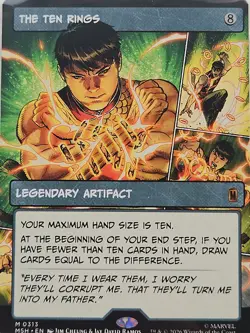 The Ten Rings (Borderless) Marvel Super Heroes, Magic the Gathering, MTG **NEW** - Image 5