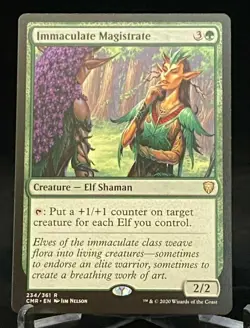 MTG Magic the Gathering Commander Legends Immaculate Magistrate - Rare - Image 1