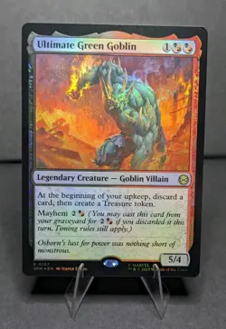 Ultimate Green Goblin - Foil MTG Marvel's Spider-Man - Image 1