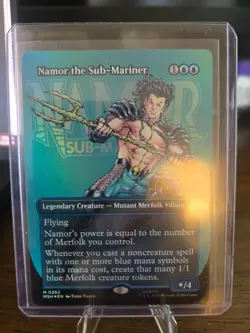 Namor the Sub-Mariner #0362 MTG Marvel Rare Foil Fresh NM - Image 1