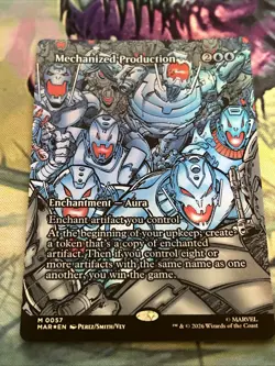 Mechanized Production (Borderless Foil) - #57 - Mythic - Marvel Super Heroes MAR - Image 1