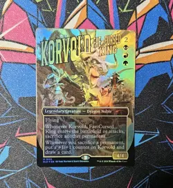 Korvold, Fae-Cursed King NM Rainbow Foil MTG Secret Lair Drop Unplayed Magic - Image 1