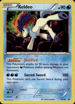 Keldeo XY191 LP Promo XY Promo Pokemon Holo - Image 1