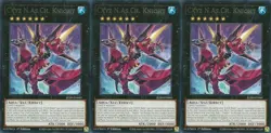 3x CXyz N.As.Ch. Knight | JUSH-EN060 | Rare | 1st Ed | NM | YuGiOh - Image 1