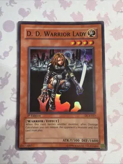 D.D. Warrior Lady DCR-027 Super Rare 1st Edition Yugioh LP - Image 1