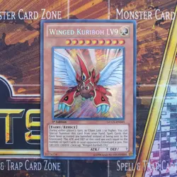1x Winged Kuriboh LV9 - Secret Rare - LCGX-EN043 - 1st Ed - LP - Image 1