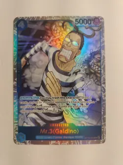 Mr.3(Galdino) OP16-056 SR The Time of Battle SR English One Piece NM - Image 1