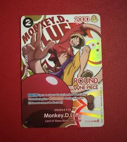 Monkey D. Luffy One Piece Card Game Round 1 promo English - Image 1