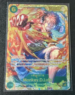 One Piece - Monkey D Luffy SEC OP13-118 - Carrying On His Will Near Mint - Image 1