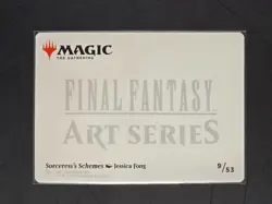 Sorceress's Schemes Art Series 9/53 Final Fantasy Magic MTG NM/M - Image 2