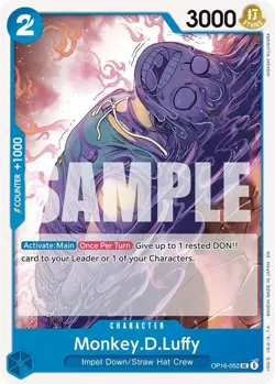 Monkey.D.Luffy (052) UC The Time of Battle OP16-052 NM - Image 1