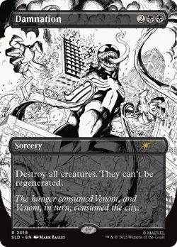 Foil VENOM UNLEASHED (Inks) Marvel's Spider-Man Secret Lair Drop SLD MTG PRESALE - Image 2