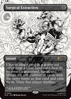 Foil VENOM UNLEASHED (Inks) Marvel's Spider-Man Secret Lair Drop SLD MTG PRESALE - Image 5