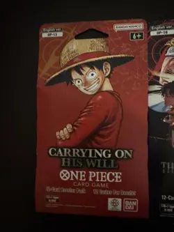 One Piece Carrying On His Will Sleeved Booster Pack (Lot of 2) OP-13/ Op-16 (1) - Image 2