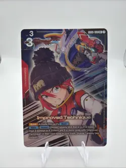 Improved Technique GD03-109 R+ Alt Art - Steel Requiem - Gundam TCG Card Game - Image 1
