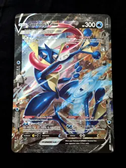 Pokemon Card Greninja V Union SWSH157 Oversized JUMBO Black Star Promo - Image 1