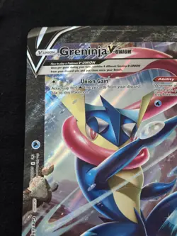 Pokemon Card Greninja V Union SWSH157 Oversized JUMBO Black Star Promo - Image 3