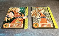 Dragon Ball z Carddass Prism Holo cards Lot of 4 Bandai Japan 1991-94 - Image 4
