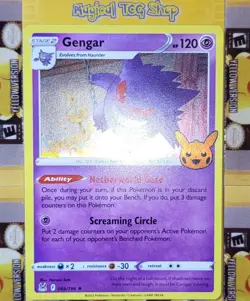 Pokemon Gengar Trick or Trade BOOster 066/196 Holo Rare NM - Image 4
