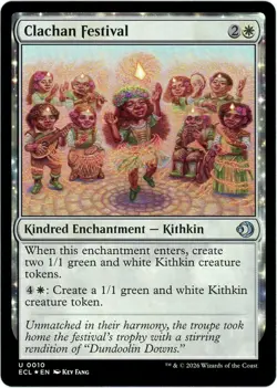 Clachan Festival (Foil) - 0010 - Lorwyn Eclipsed ECL - MTG - NM/M - Image 1