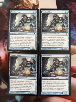 MTG Magic the Gathering Trinket Mage x4 (39/165) Fifth Dawn LP - Image 1