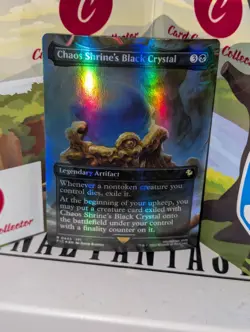 Chaos Shrine's Black Crystal #445 RARE RAINBOW FOIL FINAL FANTASY MTG - Image 1