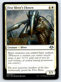 First Sliver's Chosen 9 Uncommon Modern Horizons Magic: The Gathering LP - Image 1