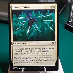 Wizards of the Coast Ghostly Prison Commander MKM Regular Enchantment 0067 - Image 1