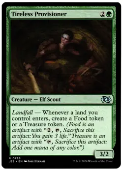 tireless Provisioner #0728 (J25) Foundations Jumpstart 2025 Uncommon MTG - Image 1