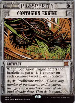 Contagion Engine 61 Outlaws of Thunder Junction: Breaking News NM - Image 1