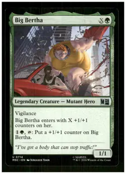 Big Bertha 714 Uncommon Commander: Marvel Super Heroes Magic: The Gathering NM - Image 1