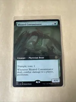 MTG Bloated Contaminator ONE 389 R NM Regular Extended Art - Image 1