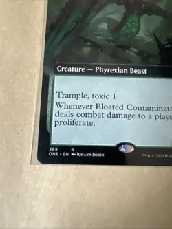 MTG Bloated Contaminator ONE 389 R NM Regular Extended Art - Image 3