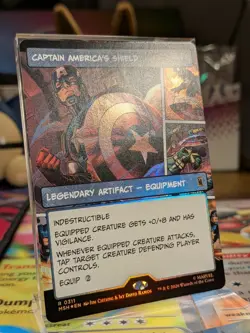 Captain America's Shield (Borderless) (0311) Marvel Super Heroes Foil - Image 2