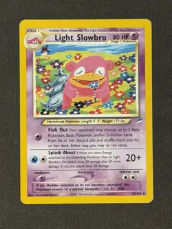 Pokemon TCG · Light Slowbro 51/105 · Neo Destiny · Vintage WOTC (2000) - Image 1
