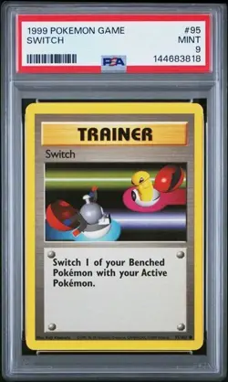 1999 POKEMON GAME #95 SWITCH PSA 9 MINT BASE SET UNLIMITED - Image 1
