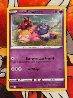 Galarian Slowpoke SWSH126 Cosmos Holo Promo - Pokemon Sword & Shield Promos - NM - Image 1