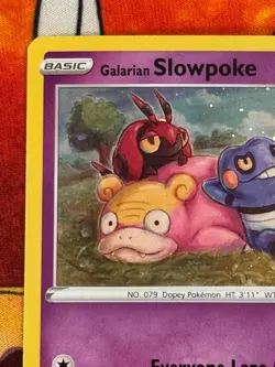 Galarian Slowpoke SWSH126 Cosmos Holo Promo - Pokemon Sword & Shield Promos - NM - Image 2
