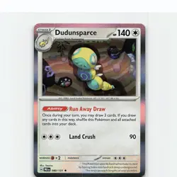 Dudunsparce 080/131 Holo Rare Prismatic Evolutions Pokemon Near Mint - Image 1