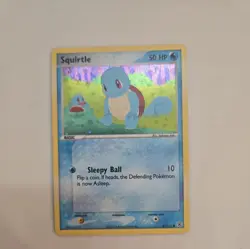 Pokemon TCG Squirtle 82/112 EX FireRed & LeafGreen Reverse Holo MP - Image 1