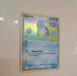 Pokemon TCG Squirtle 82/112 EX FireRed & LeafGreen Reverse Holo MP - Image 2
