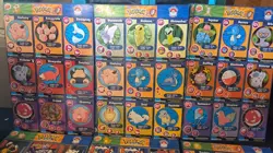 9 POKEMON 1ST MOVIE CARDS 1999 BURGER KING UNCUT SHEETS - Image 3