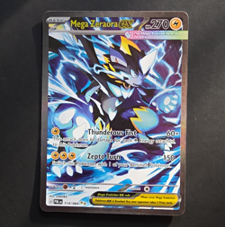 Mega Zeraora EX 114/084 Me05: Pitch Black Ultra Rare Holo (English) - Image 1