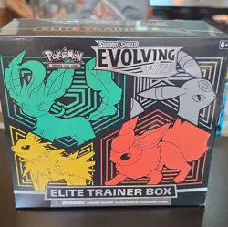 Pokemon TCG Evolving Skies ETB Elite Trainer Box Sealed English 2021 (1) - Image 1