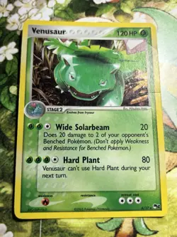 Pokemon TCG Venusaur 6/17 Holo Rare 2006 POP Series 2 MP-HP - Image 1