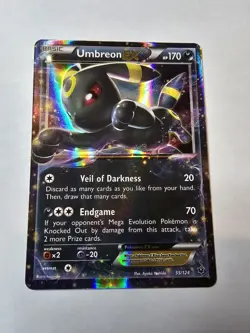 Umbreon EX 55/124 Fates Collide Full Art Ultra Rare Holo - Image 1