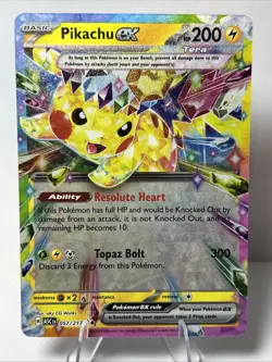 Pikachu ex 057/217 ME: Ascended Heroes Double Rare Holofoil NM Pokemon - Image 1