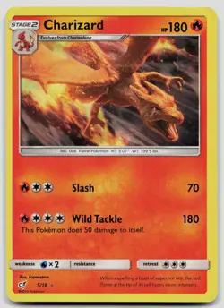 Charizard 5/18 Detective Pikachu Holo Pokemon DMG - Image 1